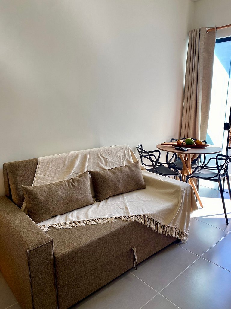 Studio Solar - Ótima localização e muito conforto