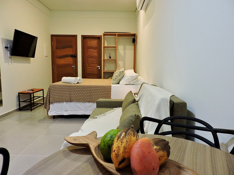 Studio Solar - Ótima localização e muito conforto