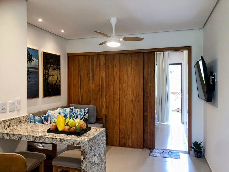 Studio Pontal: acesso às praias e ao centrinho