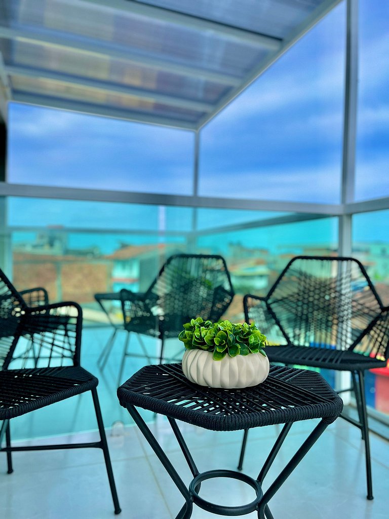 Terraço Ocean View | Estilo, vista e praticidade