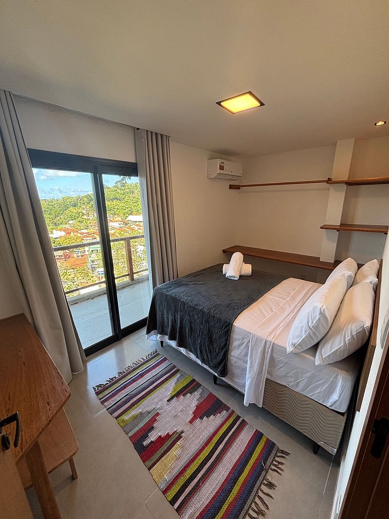 Visgo: Apê 2 Quartos com Vista Piscina e Natureza