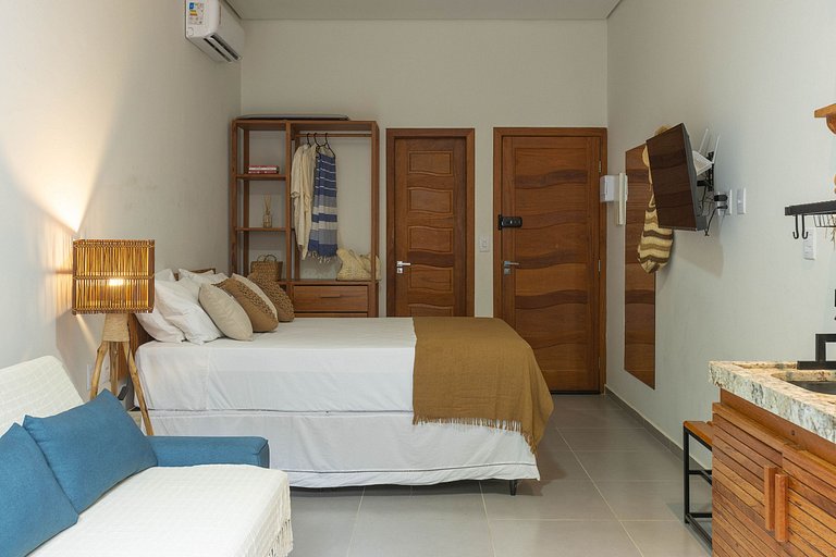 Flat Ana: lindo, moderno e próximo Praia da Concha