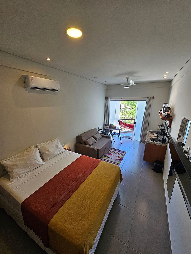 Studio Solar - Ótima localização e muito conforto