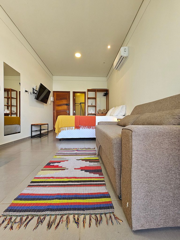 Studio Solar - Ótima localização e muito conforto