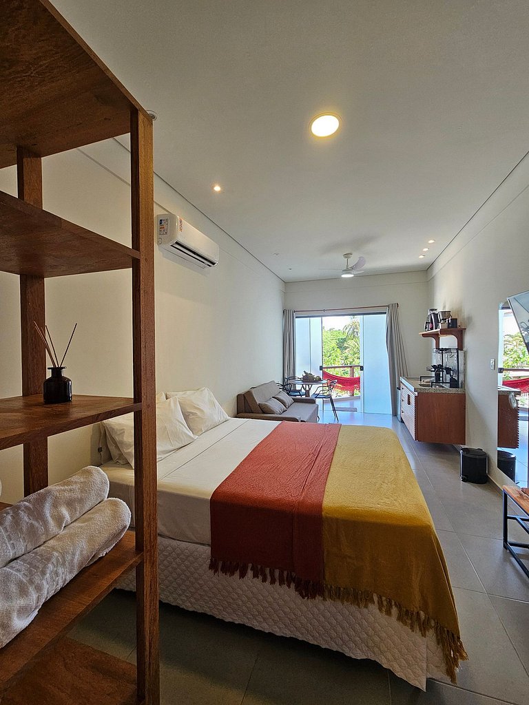 Studio Solar - Ótima localização e muito conforto