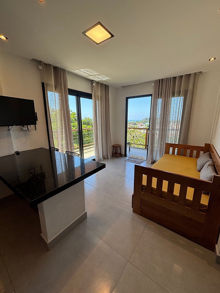 Visgo: Apê 2 Quartos com Vista Piscina e Natureza