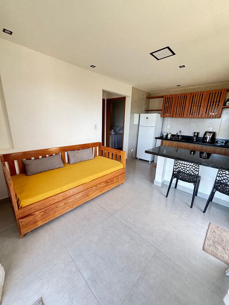 Visgo: Apê 2 Quartos com Vista Piscina e Natureza